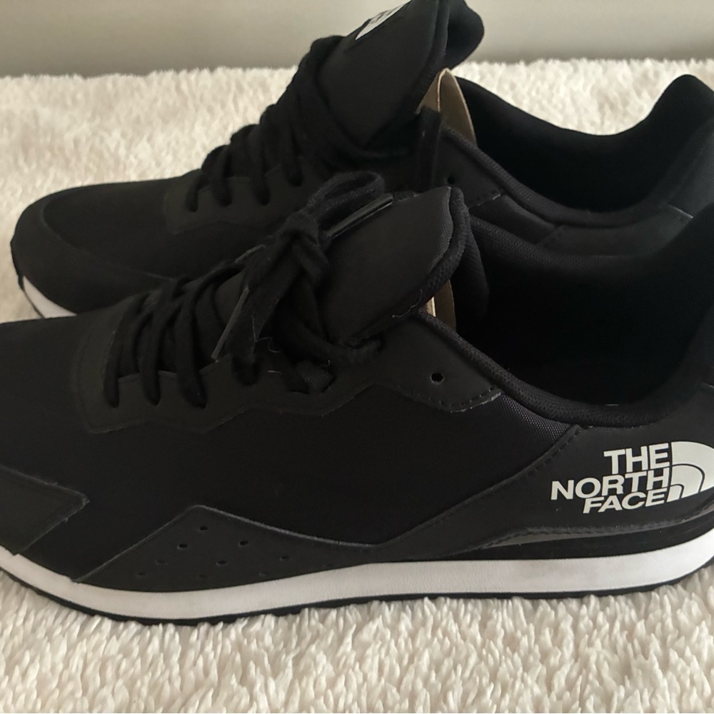 The North Face Men's Black and White Sneakers